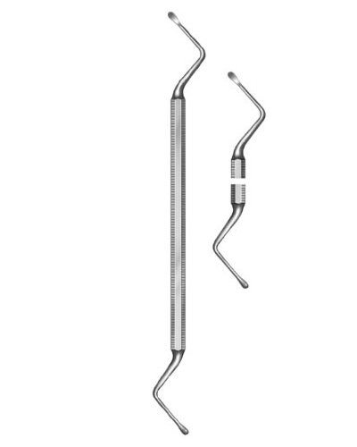 Bone Curettes, double-ended
