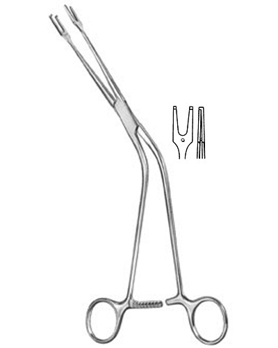 Ligature Carrying Forceps