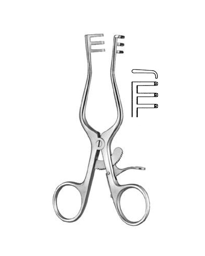 Wound Spreaders, self-retaining  