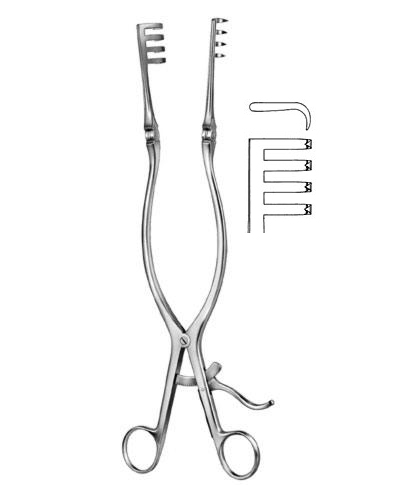 Wound Spreaders, self-retaining