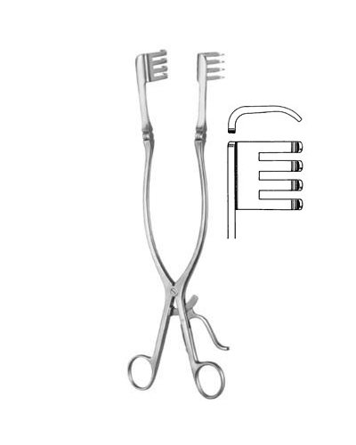 Wound Spreaders, self-retaining