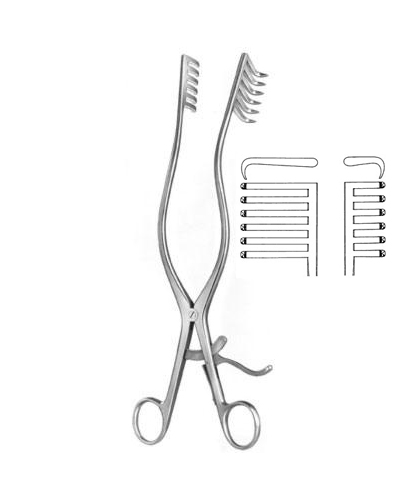 Wound Spreaders, self-retaining